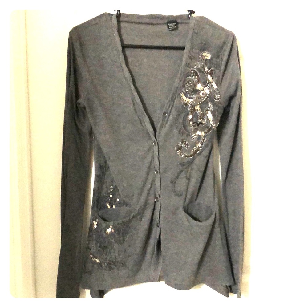 Miss Me beaded cardigan
